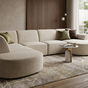 Sofá Modular NUAGE: Elegancia Orgánica y Confort Infinito